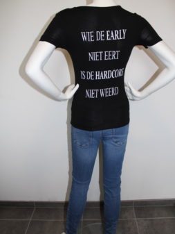 Tshirt Wie de early niet eert