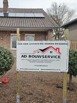 Reclamebord AD Bouw