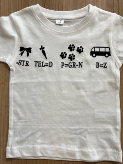 Kids Tshirt Rebus