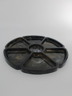 Serveerplank zwart goud