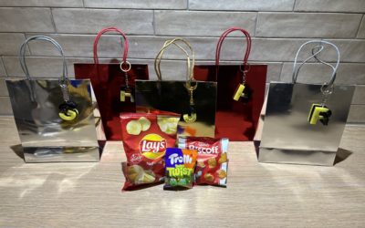 Traktatie met epoxy sleutelhangers